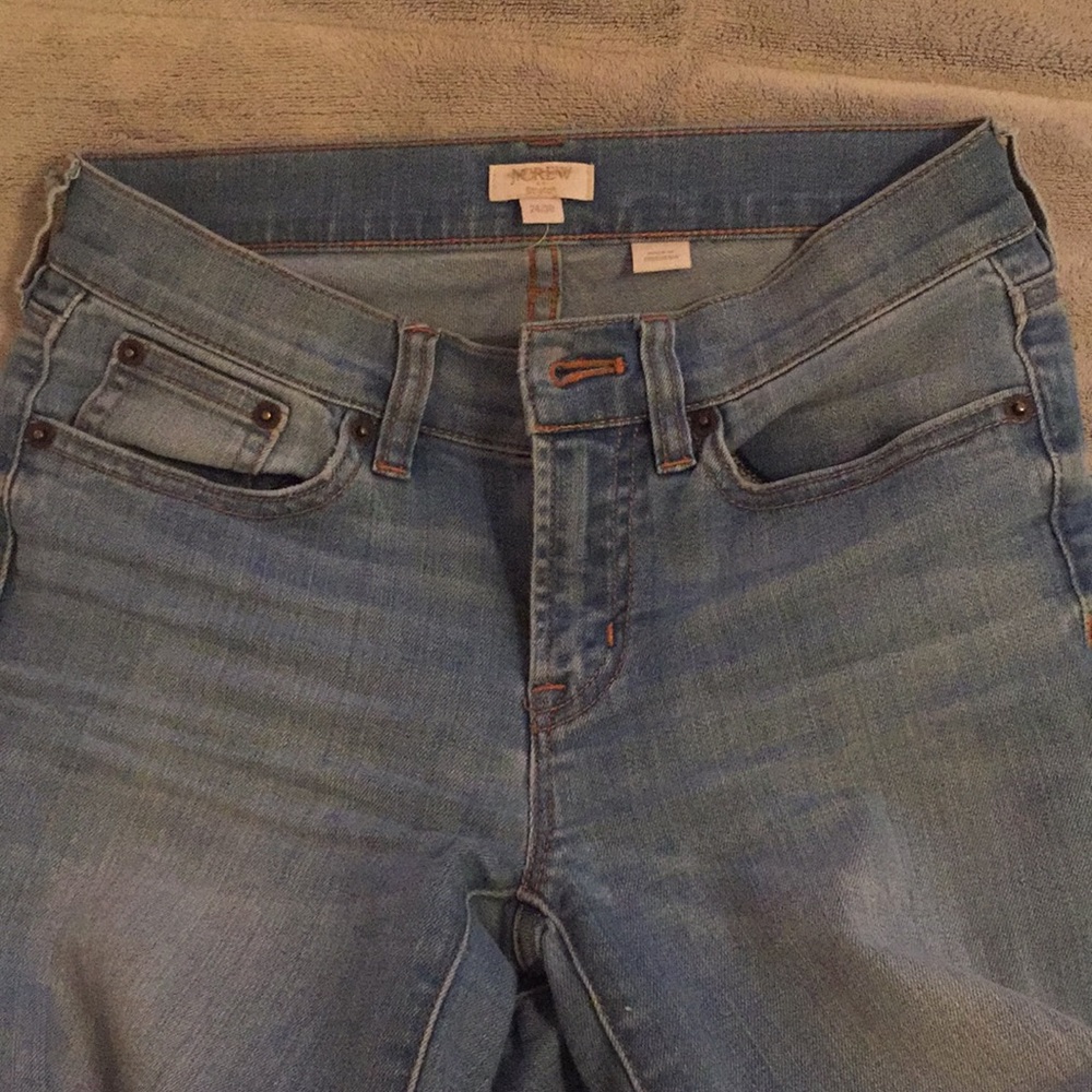 J crew jeans 24/30 skinny stretch